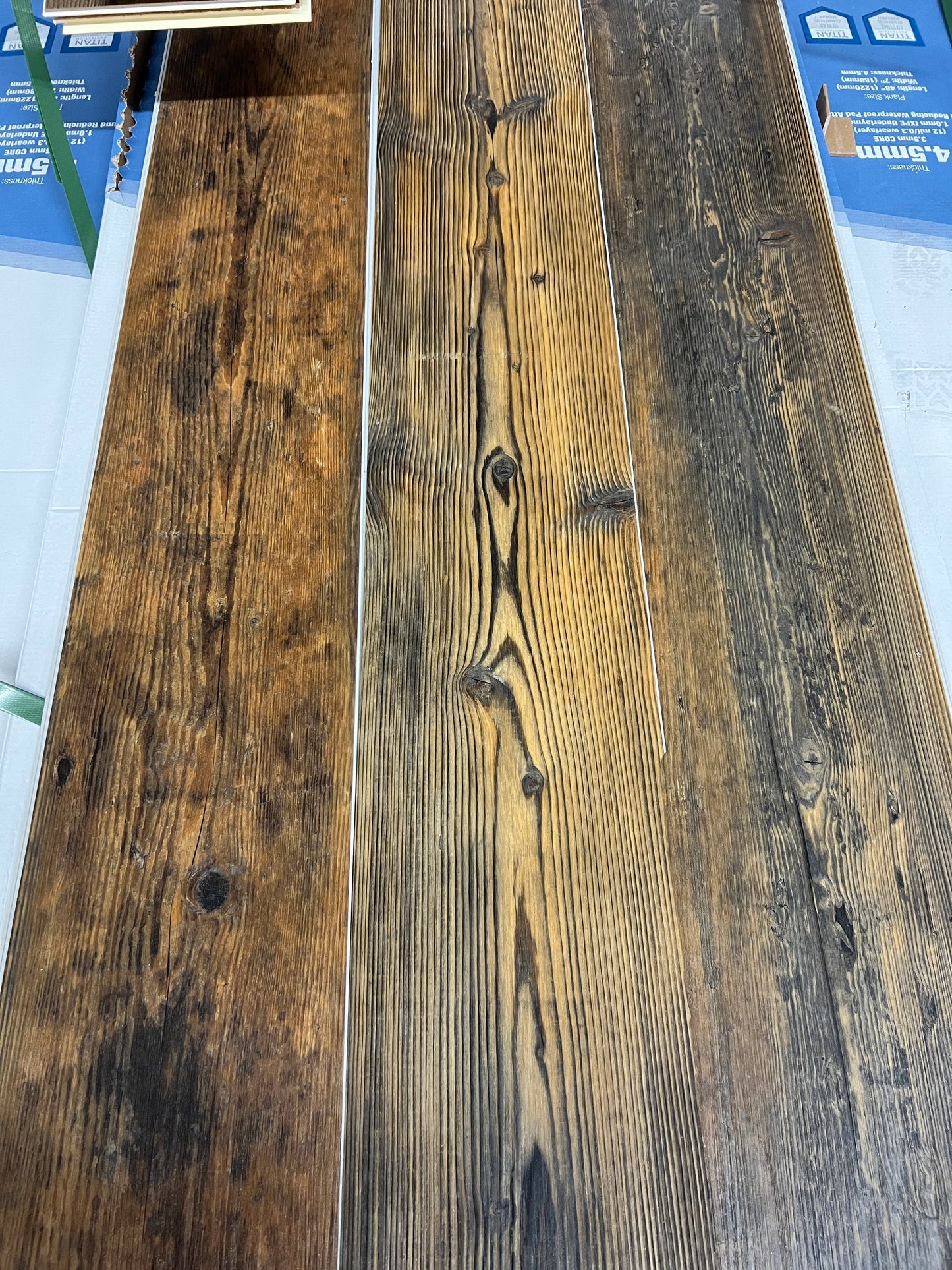 Titan Surface LVP Flooring - Waterproof - "Roasted Pine" - sold by box