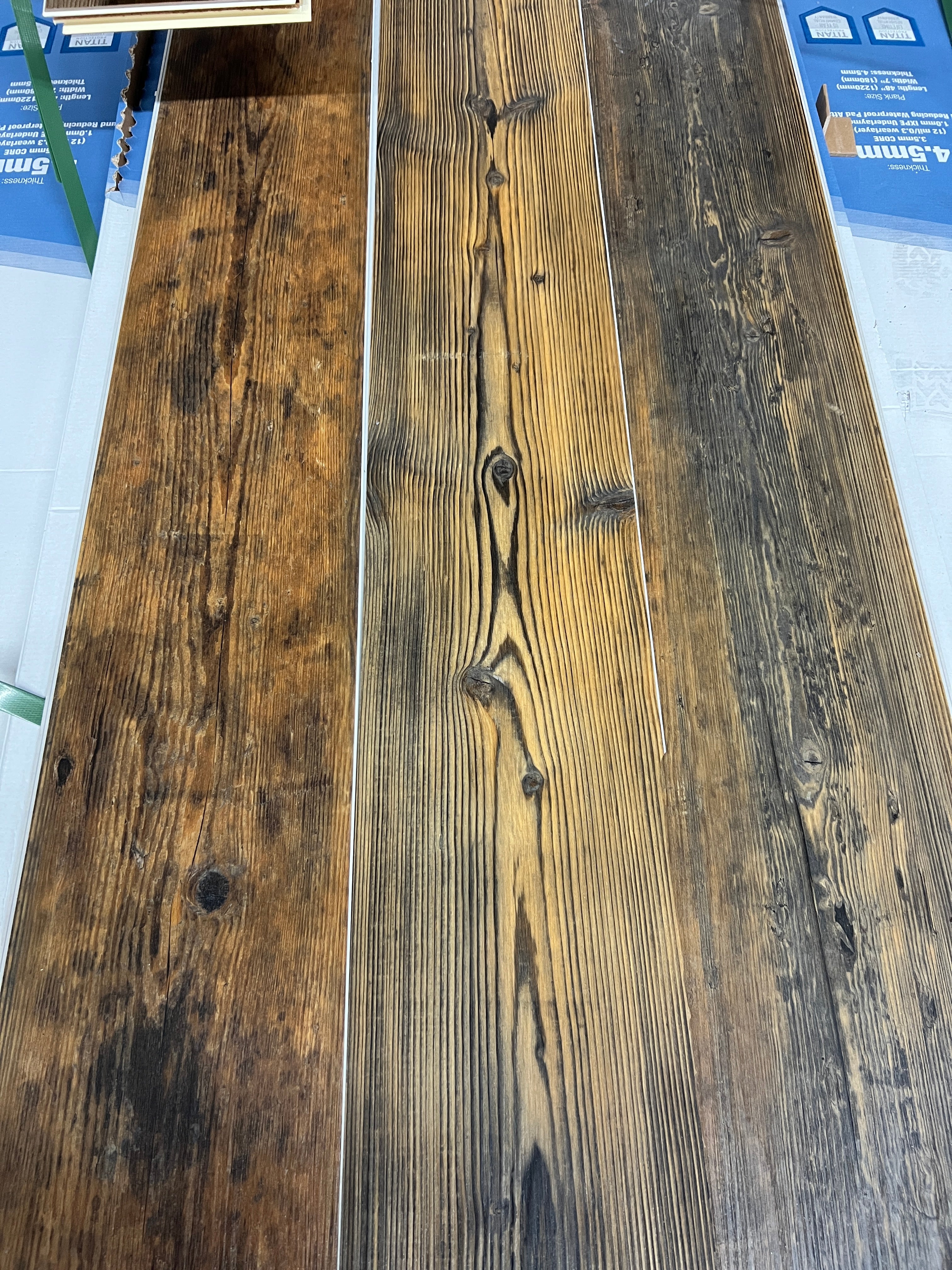 Titan Surface LVP Flooring - Waterproof - "Roasted Pine" - sold by box